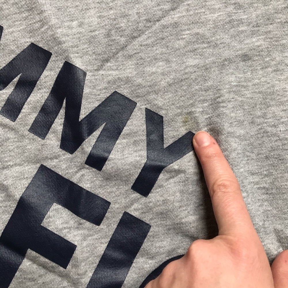 Tommy Hilfiger Gray Sweatshirt, EUC, M - Picture 9 of 12